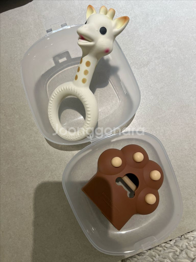 심통 글러브 곰발바닥 치발기 & 소피라지라프 기린치발기--0