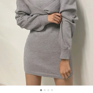 니트 미니 원피스 투피스 세트 싸게 급처