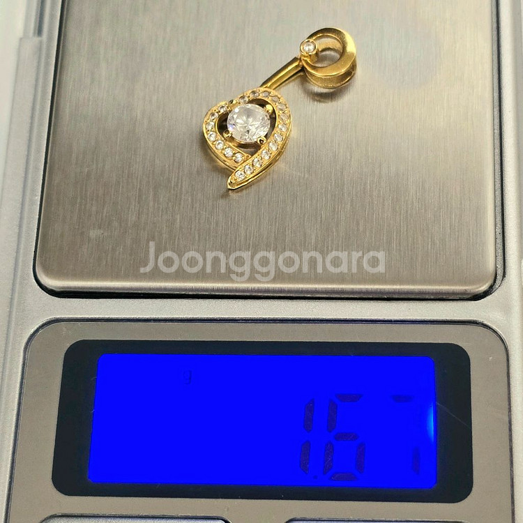 18k하트펜던트 양장목걸이펜던트(체인 x)--4