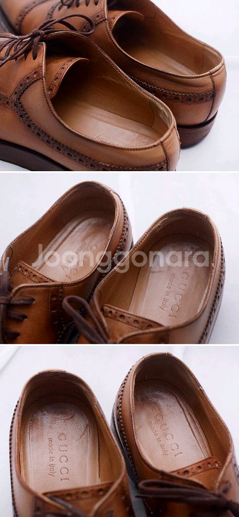 구찌 플랫폼 레이스업 슈즈 (7.5 / 260-265)--5