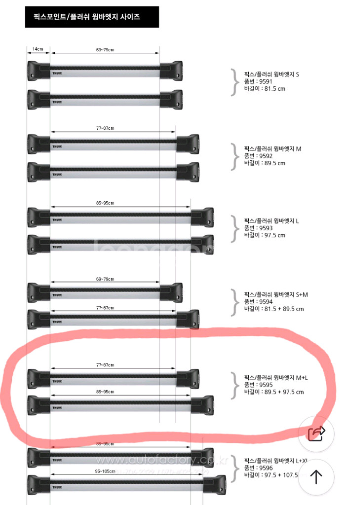 툴레 가로바 윙바엣지 9595 블랙 판매--5
