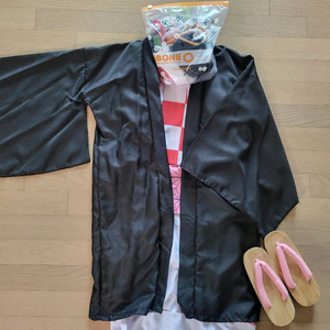 귀멸의 칼날 네즈코 코스프레 의상 세트 150사이즈