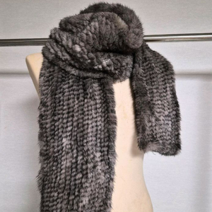 천연 밍크퍼 목도리