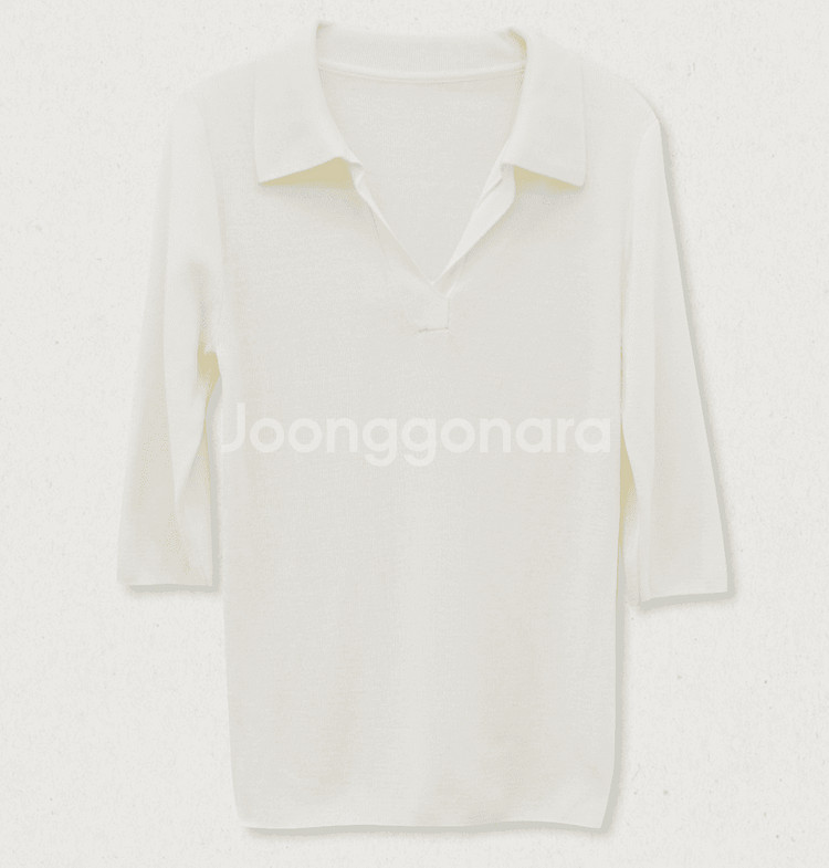 새상품] 실크 카라 니트_왠위윌 보웬 더캐시미어 타임--2