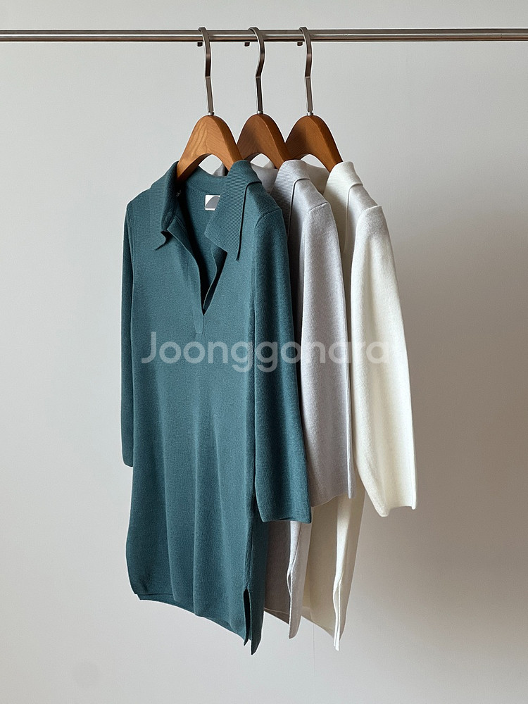 새상품] 실크 카라 니트_왠위윌 보웬 더캐시미어 타임--5