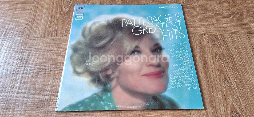 (인하)패티 페이지-그레이티스트 힛츠LP(무배)--0