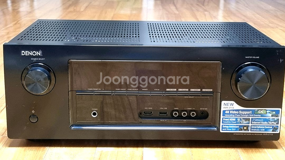 데논 avr-2113 7.1채널 av 앰프(수리 요)--0