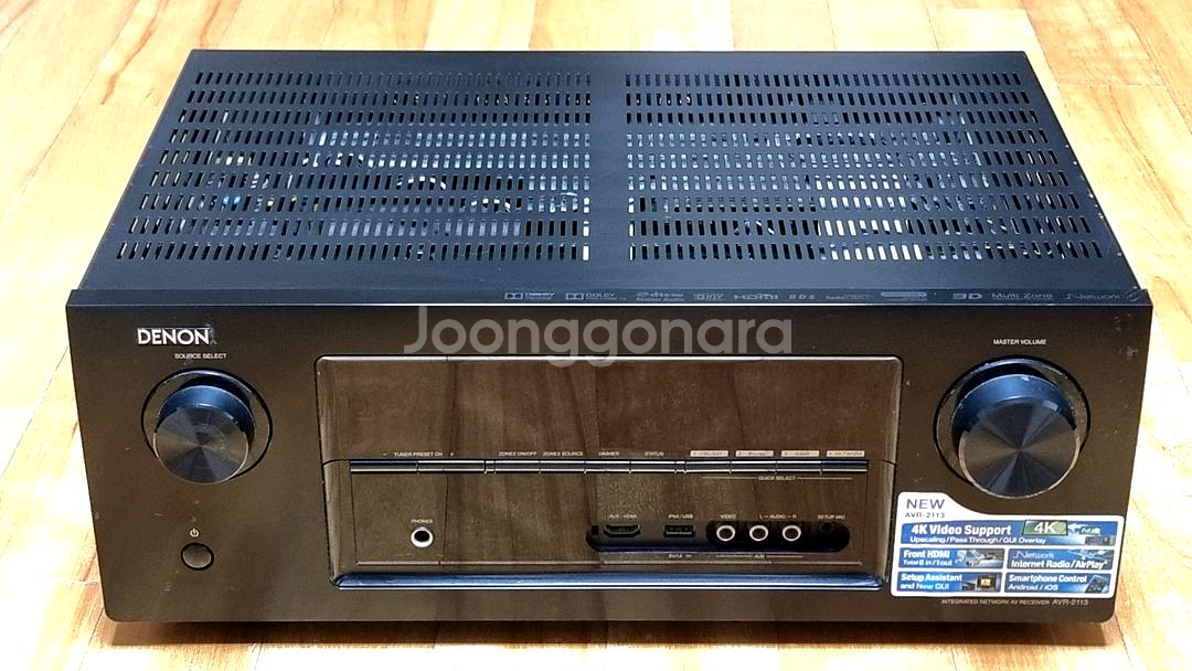 데논 avr-2113 7.1채널 av 앰프(수리 요)--1