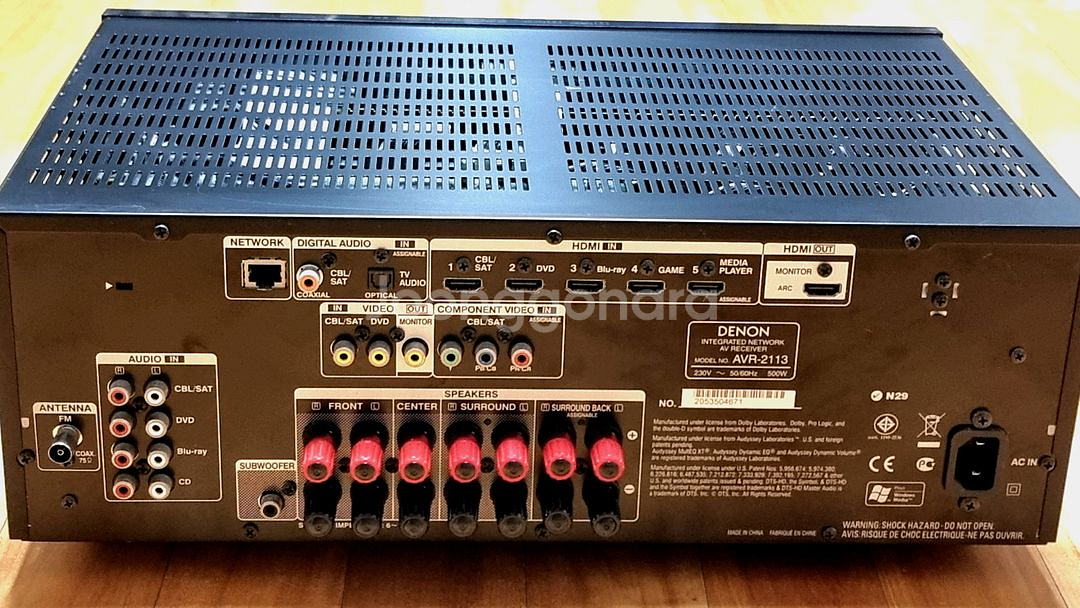 데논 avr-2113 7.1채널 av 앰프(수리 요)--3