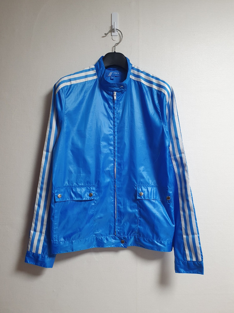 택포 아디다스 자켓 글로시 윈드브레이커 바람막이 90--0