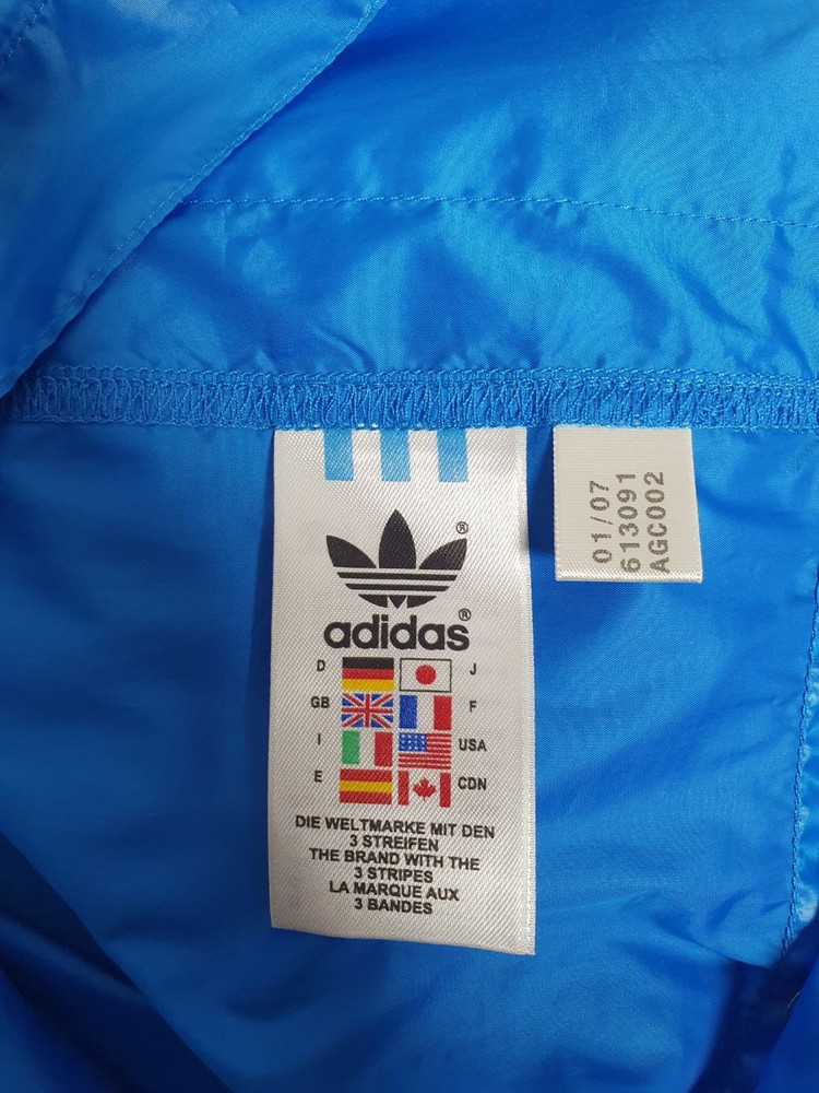 택포 아디다스 자켓 글로시 윈드브레이커 바람막이 90--6