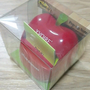 3M 포스트잇 팝업 디스펜서 사과모양(거치형 메모지)