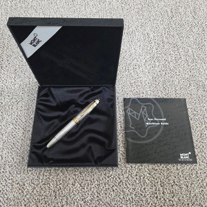 몽블랑 1468 솔리테어 스털링실버 F 만년필