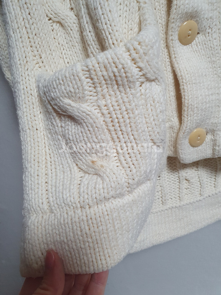 택포 폴로 랄프로렌 가디건 케이블 니트가디건 S--5