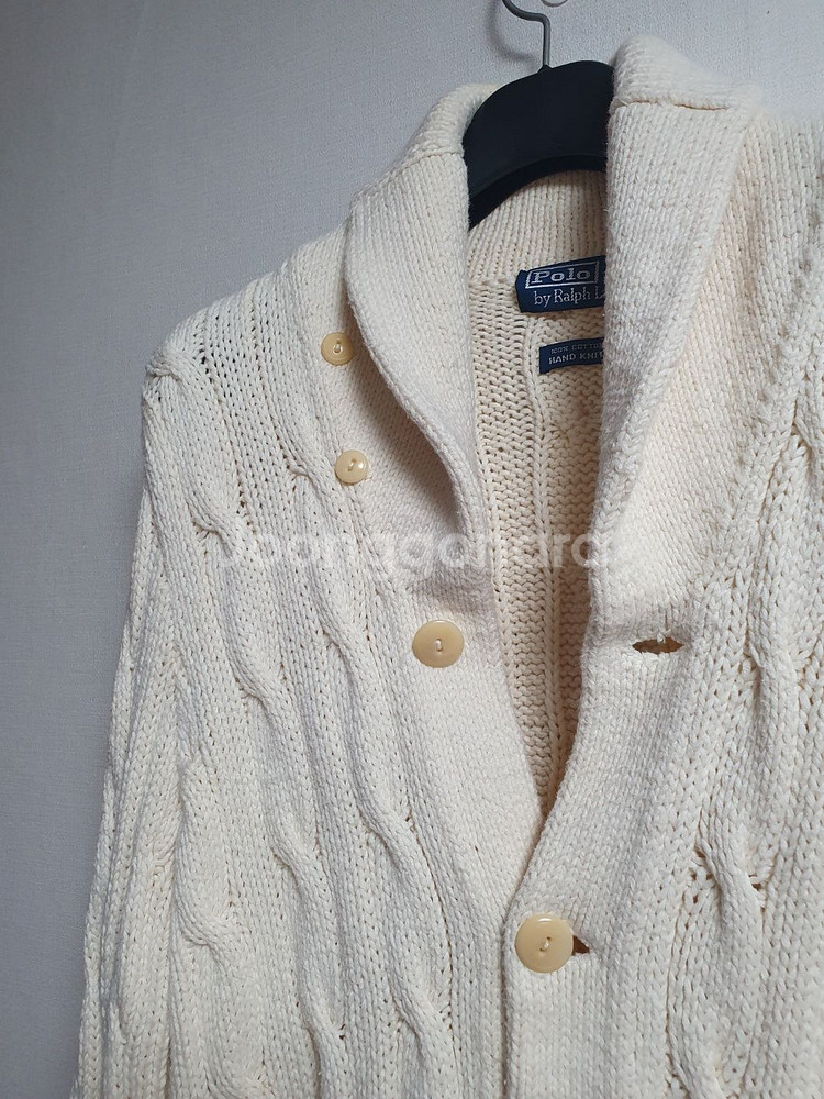 택포 폴로 랄프로렌 가디건 케이블 니트가디건 S--3