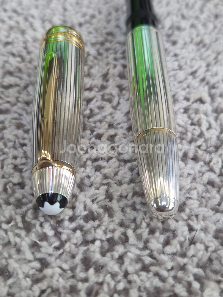 몽블랑 1468 솔리테어 스털링실버 F 만년필--4