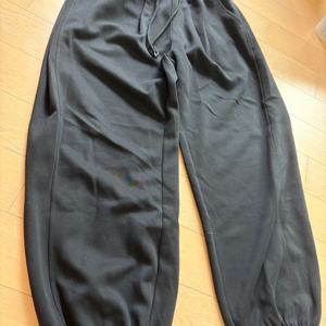 와이드 스웻 팬츠 블랙