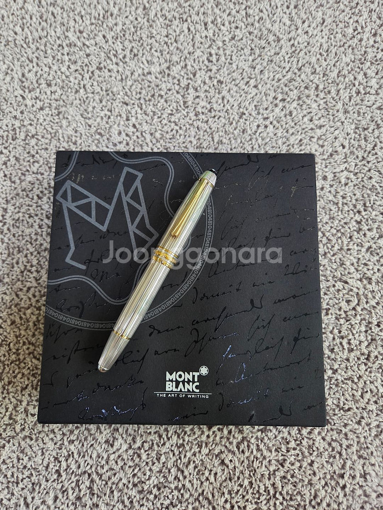 몽블랑 1468 솔리테어 스털링실버 F 만년필--8
