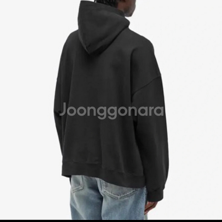 [2] 발렌시아가 시티 파리스 후드 블랙 23FW--3