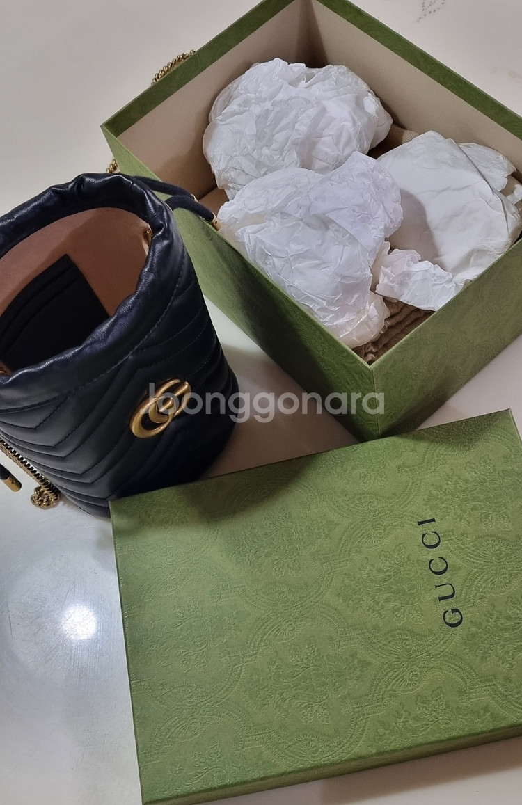 구찌 미니 버킷백--1