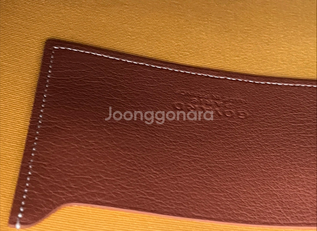 고야드 세나 클러치 GM 블랙탄--6