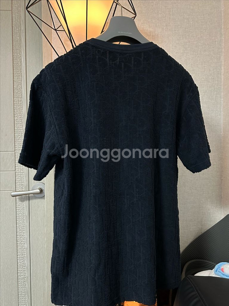 디올 오블리크 테리 반팔 티셔츠 팝니다--2
