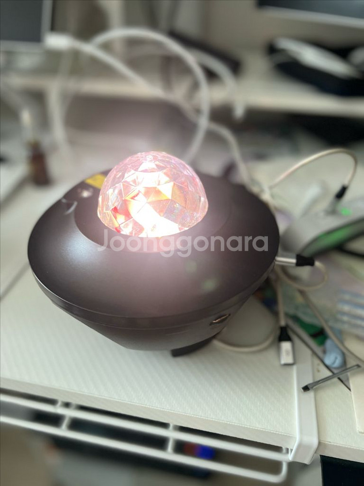 오로라 문라이트 무드등 조명. 리모컨 포함 색상 여러--0