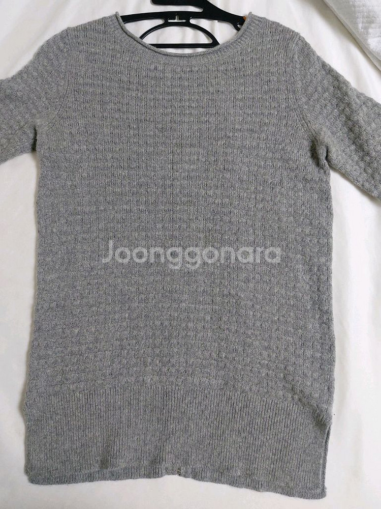 클럽모나코 캐시미어100 그레이니트55--1