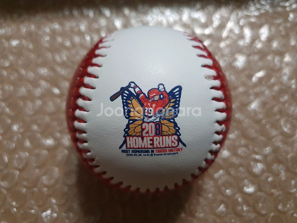 KBO 기아타이거즈 나지완 팀 최다홈런 기념구--0