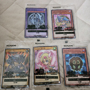 유희왕카드 하이츄 5종 미개봉