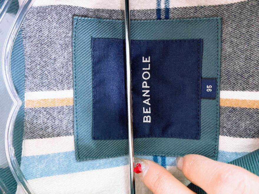 (정품)빈폴골덴배색포켓자켓(남성용95)--4