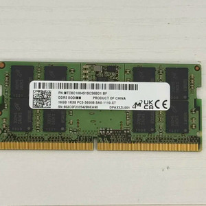 (미사용) 노트북용 마이크론 16GB DDR5 5600