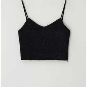 윤슬샵 문라이트 뷔스티에 블랙 새상품