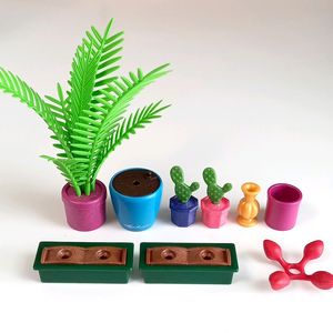 플레이모빌 식물 화분 소품