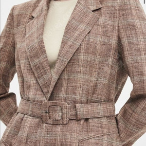 한섬 타임 벨티드 자켓