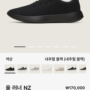 올버즈(allbirds) 울러너NZ 신발(265)