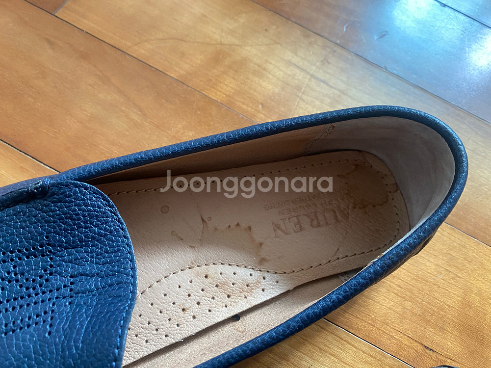 랄프로렌 드라이빙슈즈 네이비 250--1