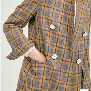 한섬 타임 체크자켓