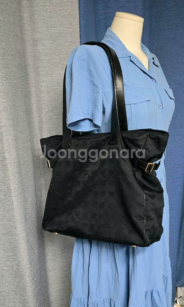 샤넬 페브릭 토트백 7번대 정품--0