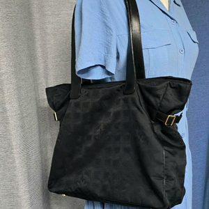 샤넬 페브릭 토트백 7번대 정품