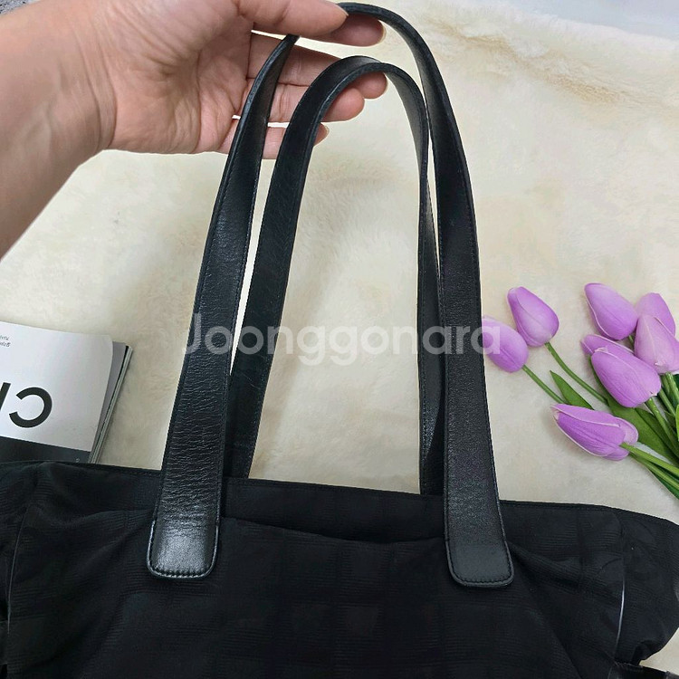 샤넬 페브릭 토트백 7번대 정품--4