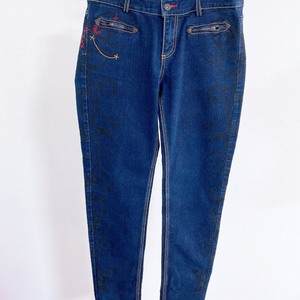 (정품)오일릴리스키니핏스판진청바지(여성용29)