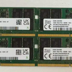 (미사용) 노트북용 하이닉스 DDR5 16GB 5600