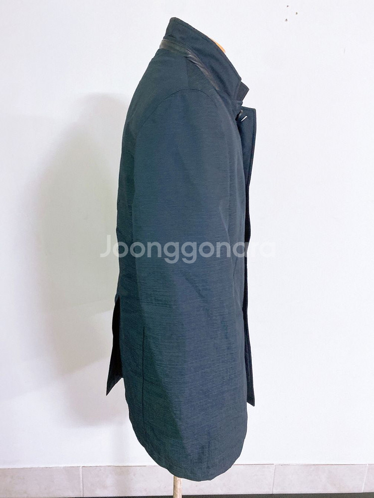 (정품)바쏘양가죽배색누빔하프점퍼형자켓(남성용100)--3