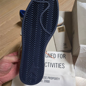 골든구스 볼스타 화이트 블루