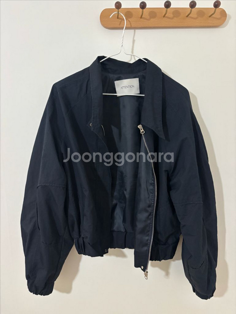 베리유 자체제작 코튼 블루종 네이비--0