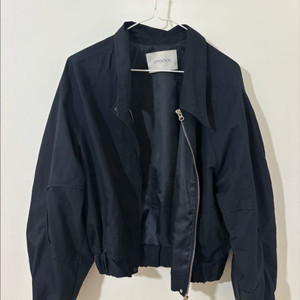 베리유 자체제작 코튼 블루종 네이비