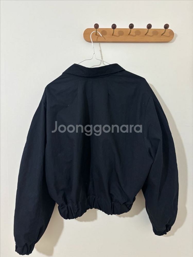 베리유 자체제작 코튼 블루종 네이비--1