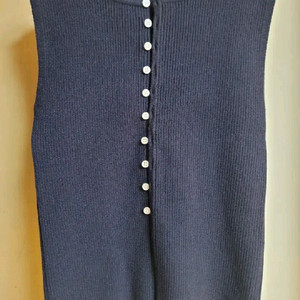 여성 골지니트 조끼