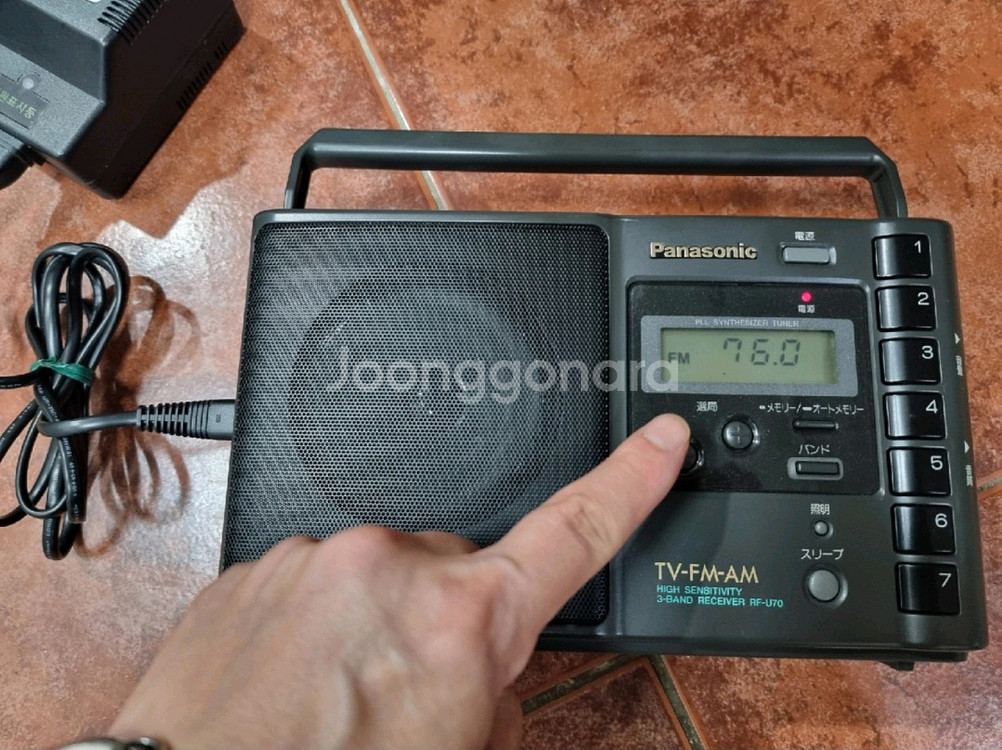 파나소닉 RF-U70 TV FM AM 빈티지 라디오--4